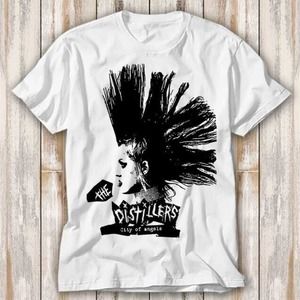 Mohawk The Distillers City Of Angels Rock Punk T Shirt